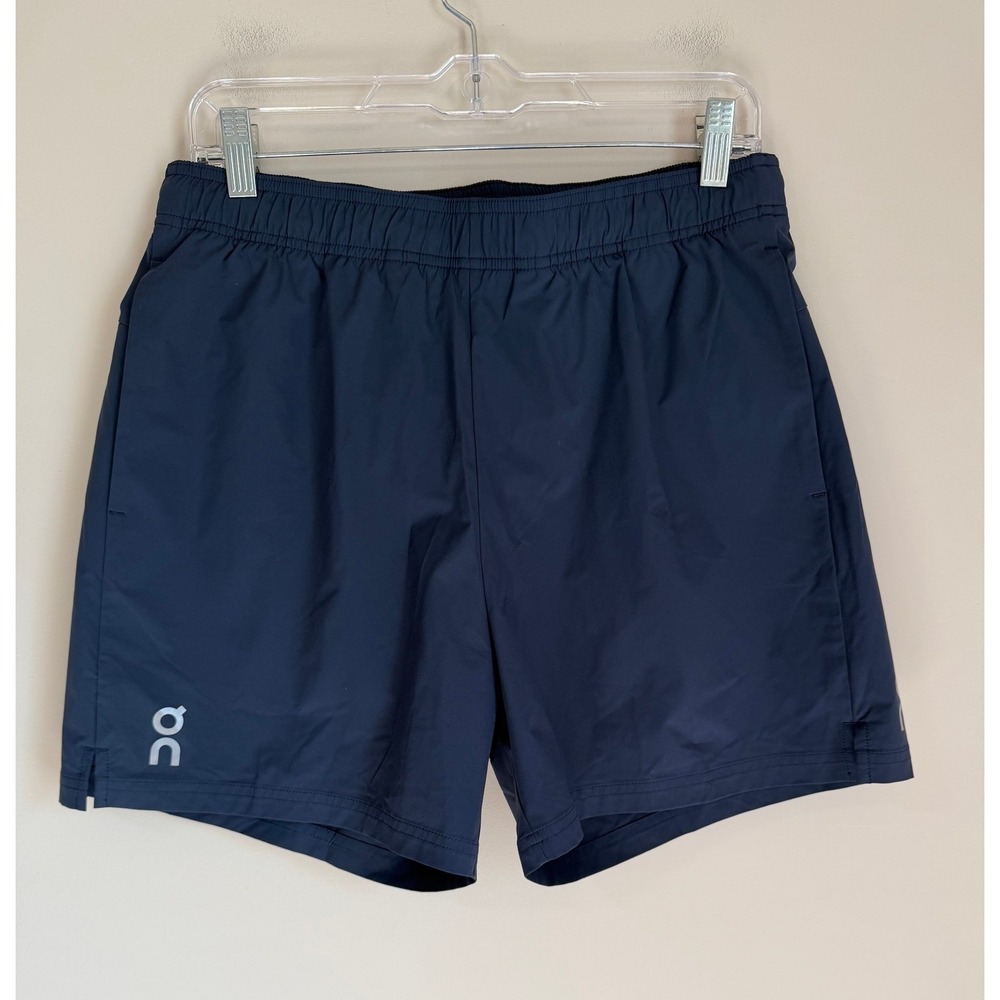 On Running Shorts Mens S Blue 5" Core Run On Clouds Athletic